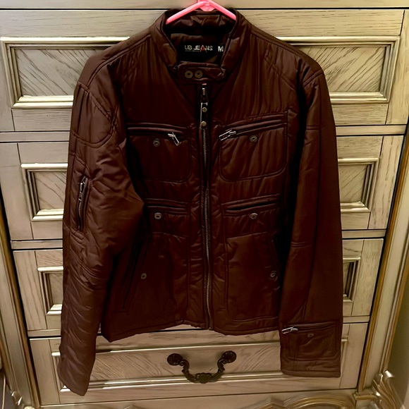 UB JEANS MENS PUFFER JACKET - Picture 1 of 7